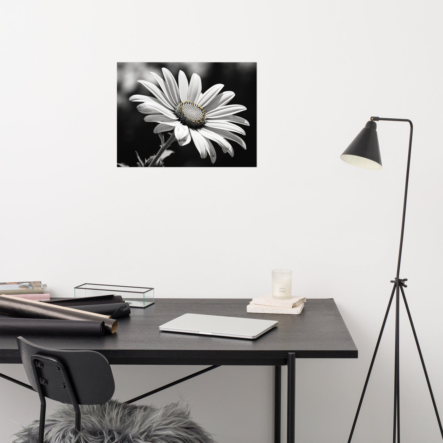 Simplicity's Beauty Photorealism - Digital Artwork Loose Art Print