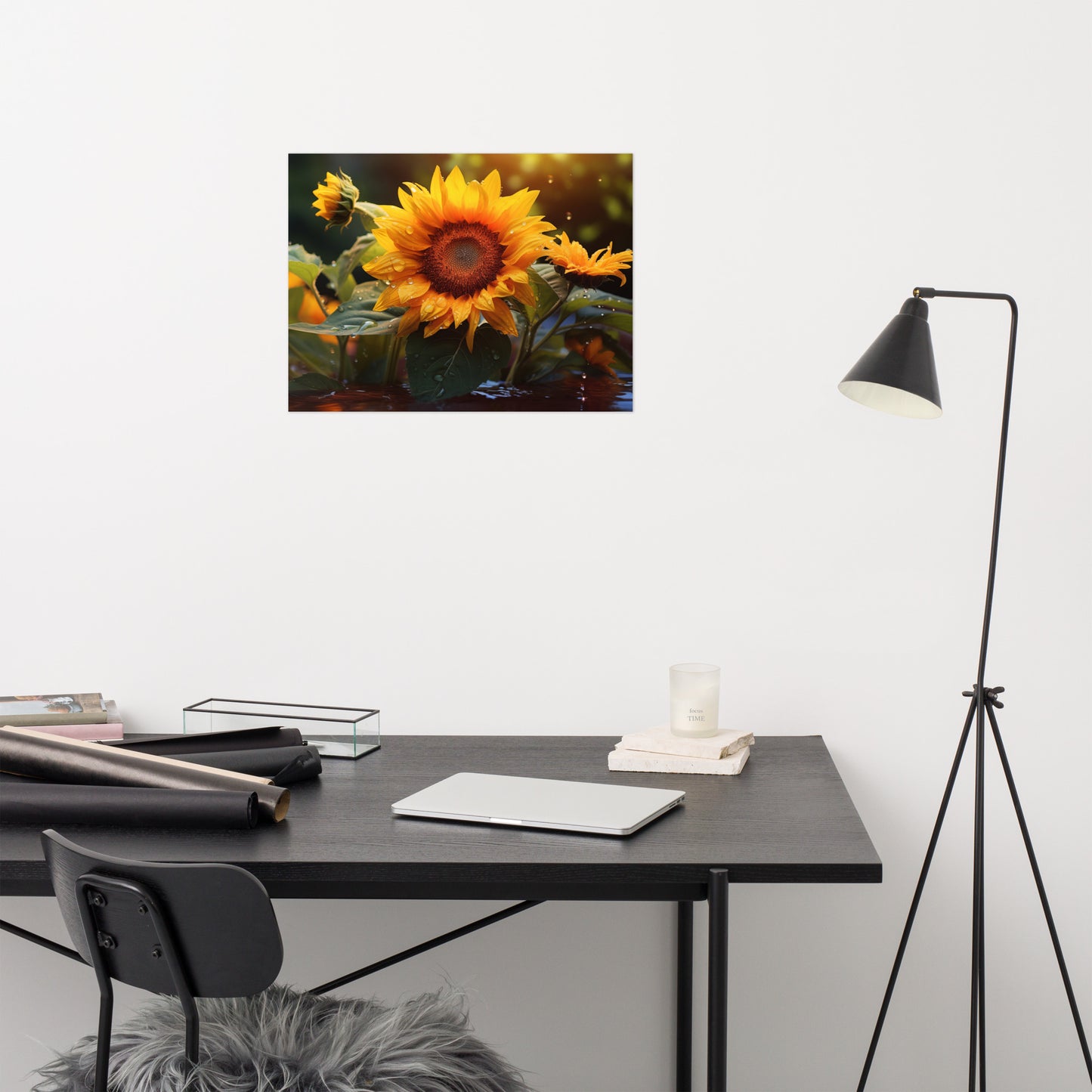 Sunlit Majesty Photorealism - Digital Artwork Loose Art Print