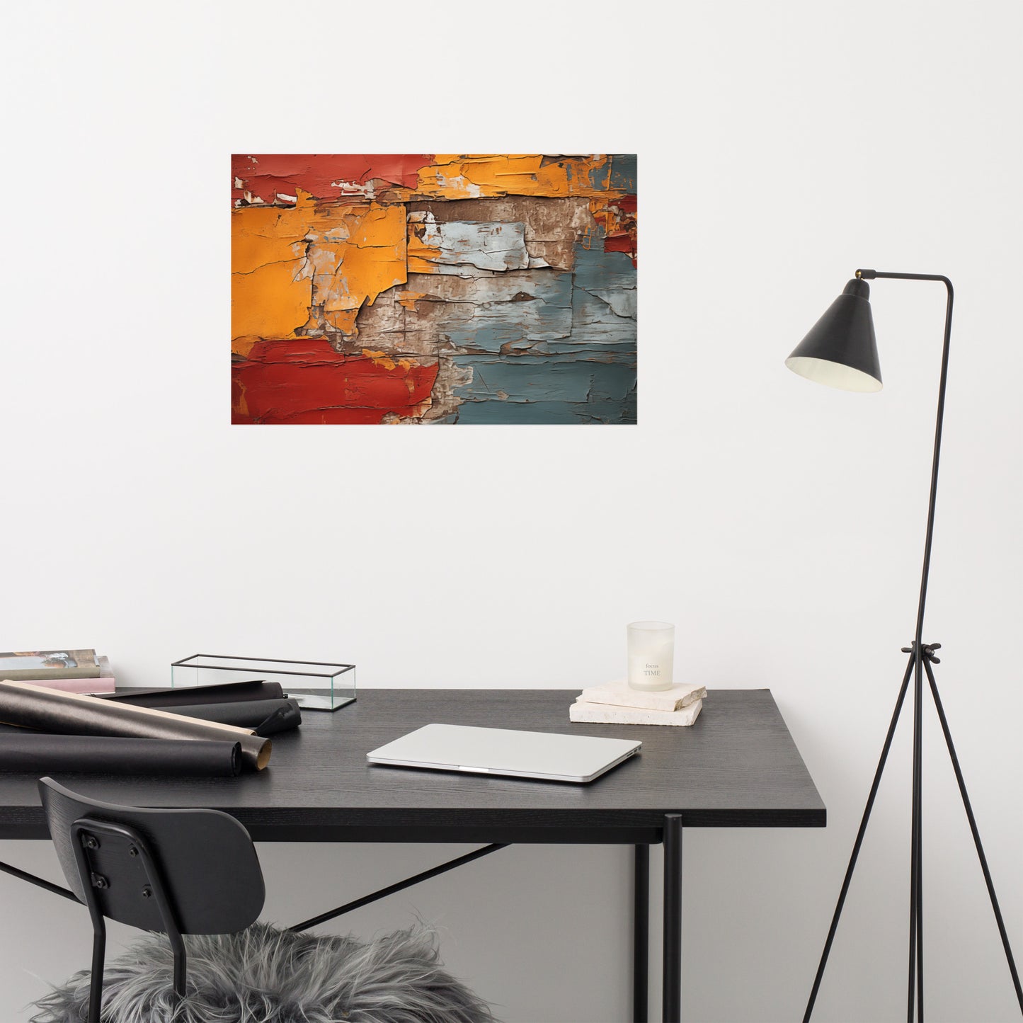 Layers of Time Photorealism - Digital Artwork Loose Art Print