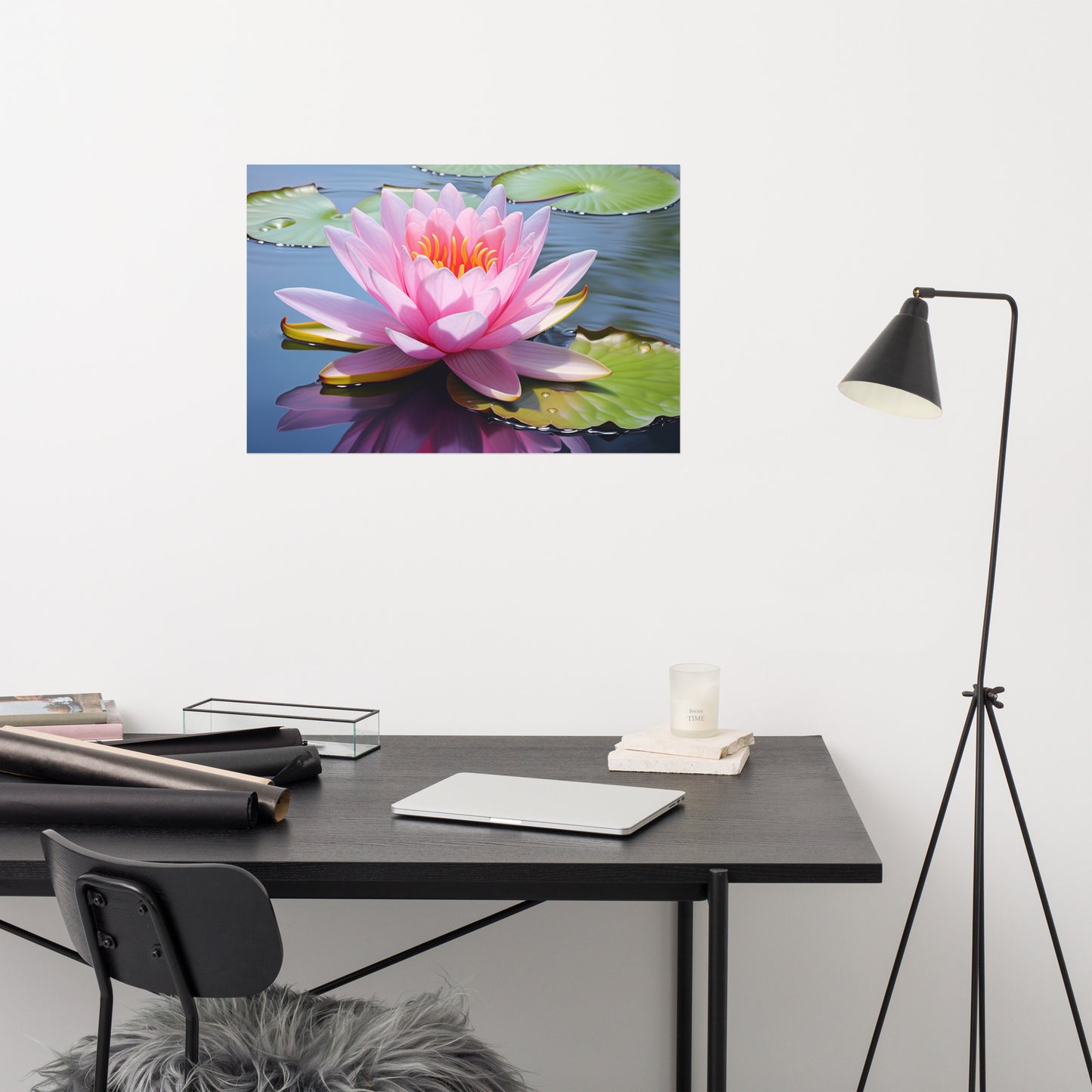 Lily Pad Dreams Illustration - Digital Artwork Loose Art Print