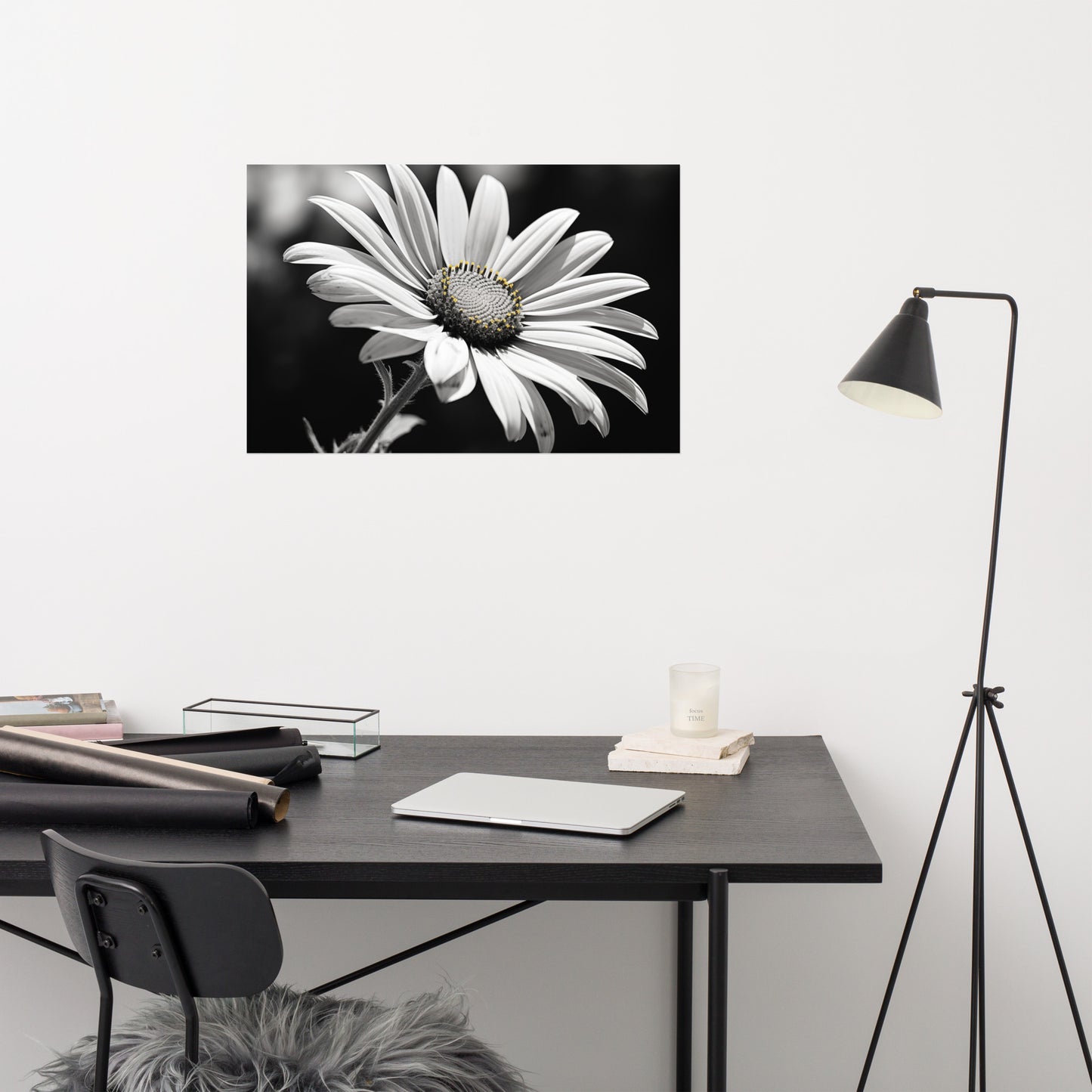 Simplicity's Beauty Photorealism - Digital Artwork Loose Art Print