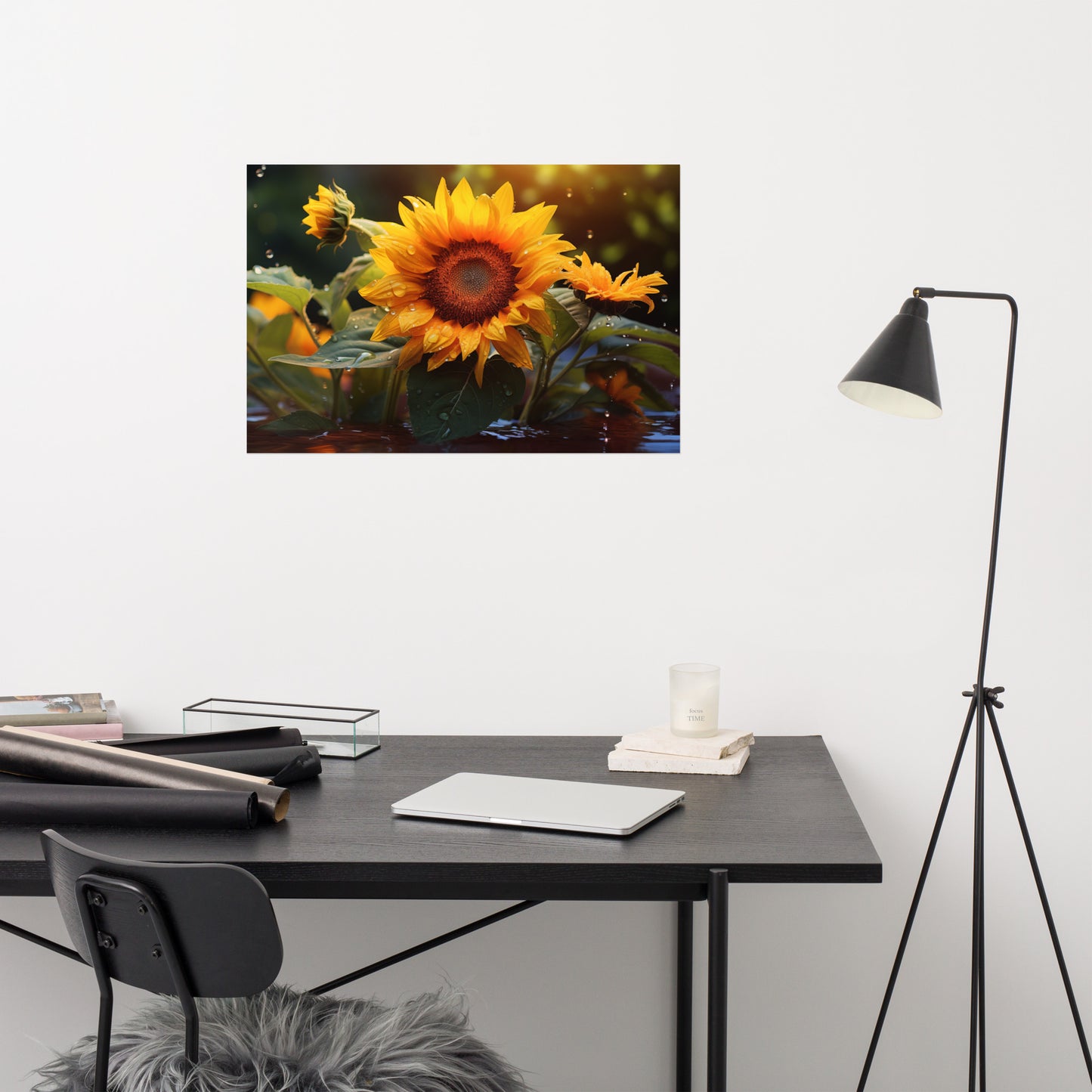 Sunlit Majesty Photorealism - Digital Artwork Loose Art Print