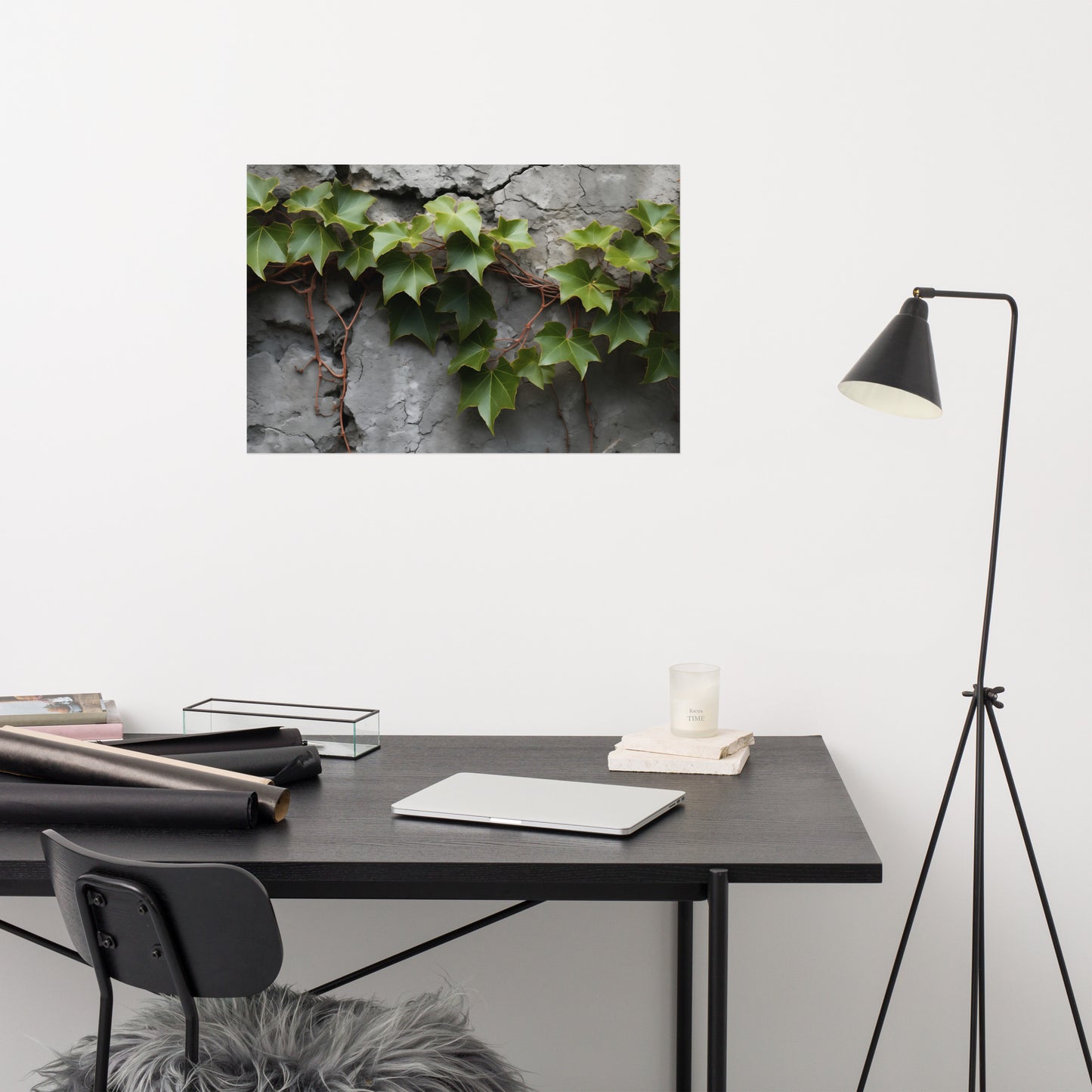 The Creeping Green Photo Realism - Digital Artwork Loose Art Print