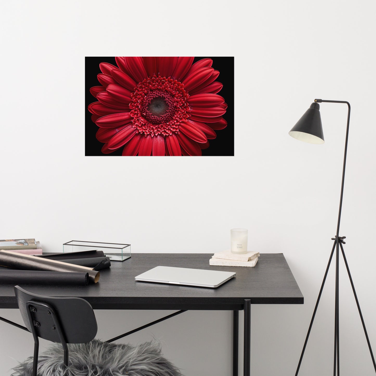 Flower Power Realism Painting Digital Artwork Loose Art Print