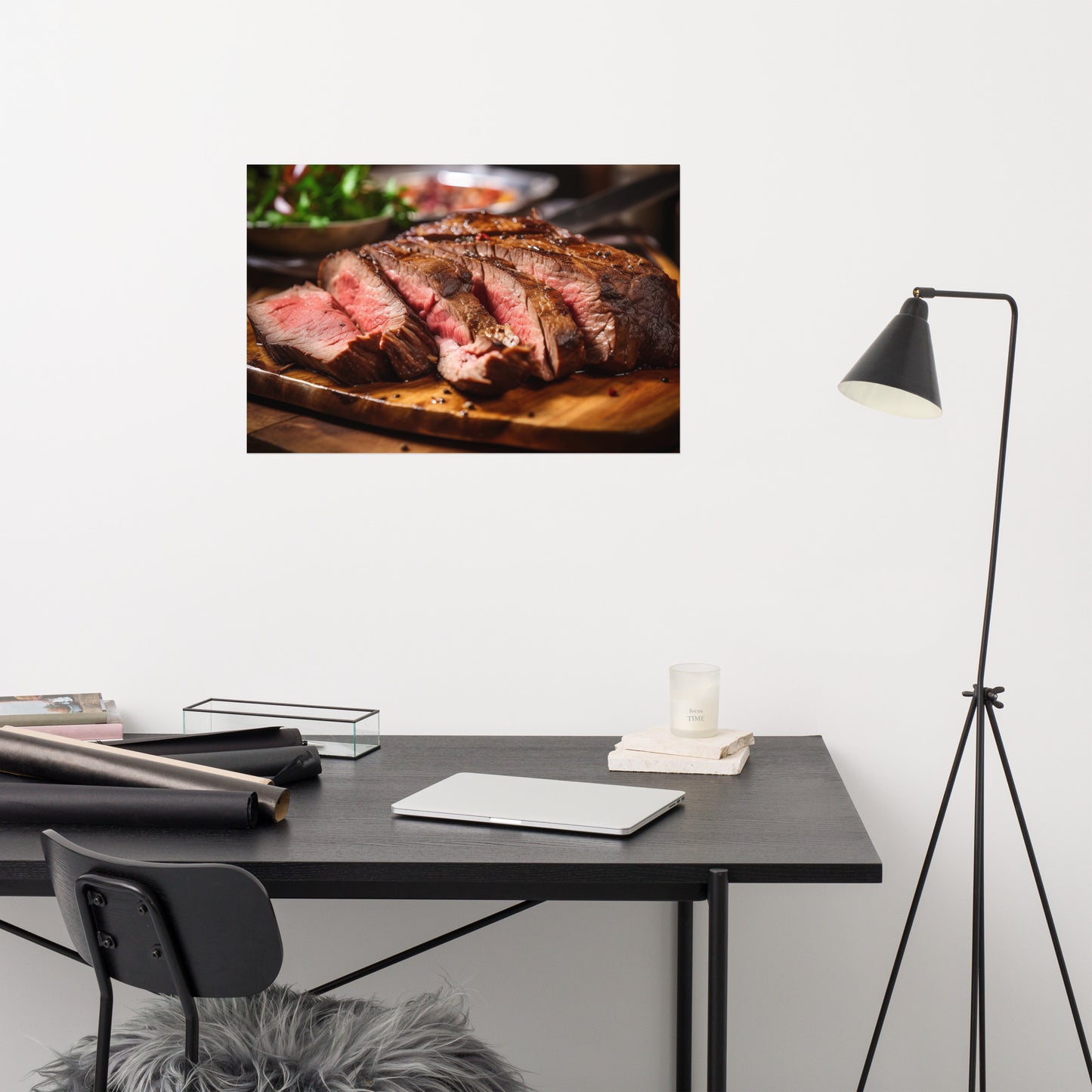 Food Art Steak Photorealistic 2 Digital Artwork Loose Art Print