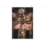 Architectural / Industrial / Cityscape Abstract Decor Goddess Statue Lamp Post Savannah Ga Loose Wall Art Print 8" x 10"