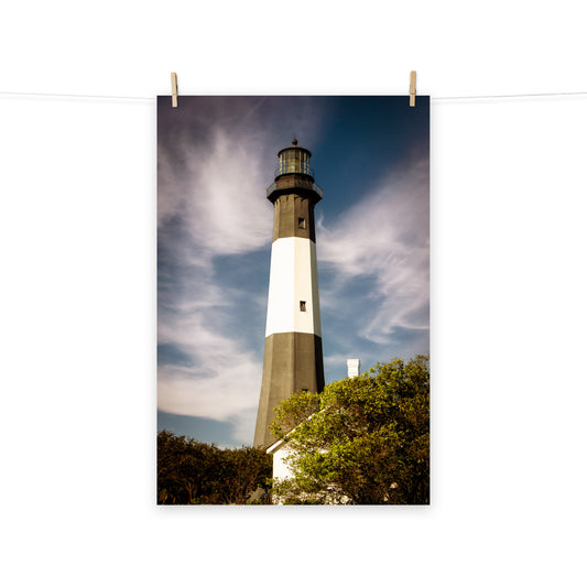 Architectural / Industrial / Maritime / Nautical / Decor Tybee Island Lighthouse 3 Loose Wall Art Print 8" x 10"
