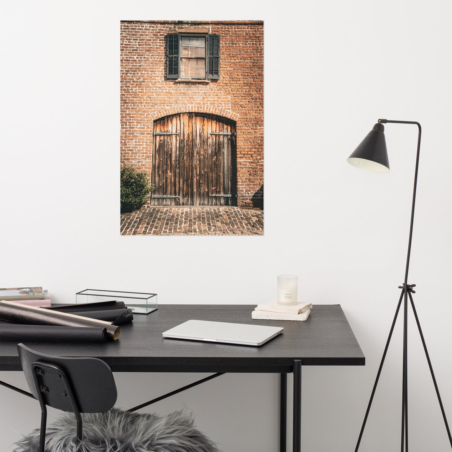 Old Wooden Door Savannah Ga Rustic Architectural Photograph Loose Wall Art Print