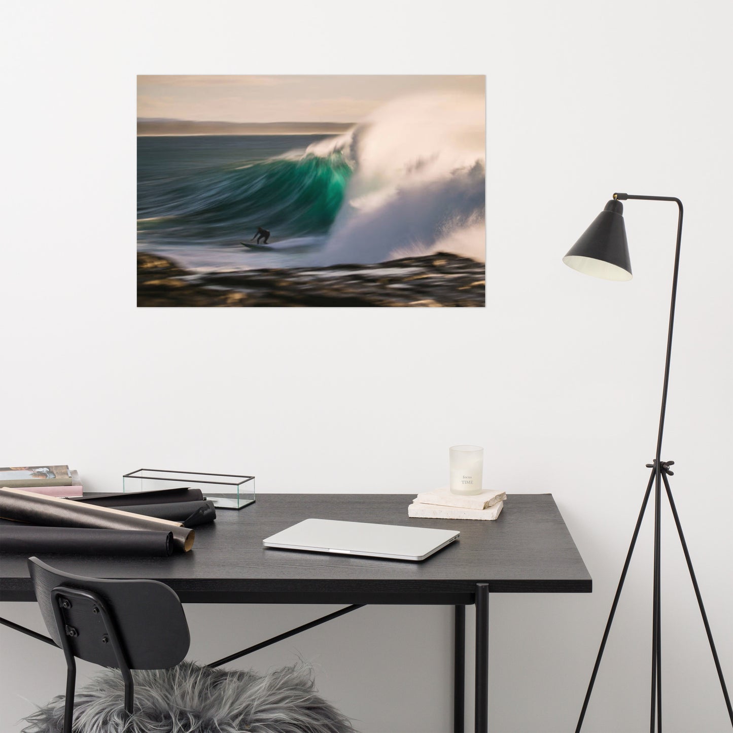 Dance of Water and Light Coastal Lifestyle Landscape Photograph Loose Wall Art Print