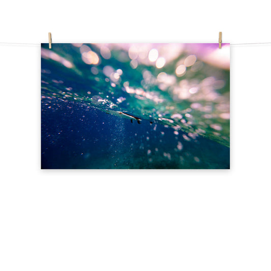 Bubble Trouble Coastal Abstract Lifestyle Photograph Frameable Wall Art Print