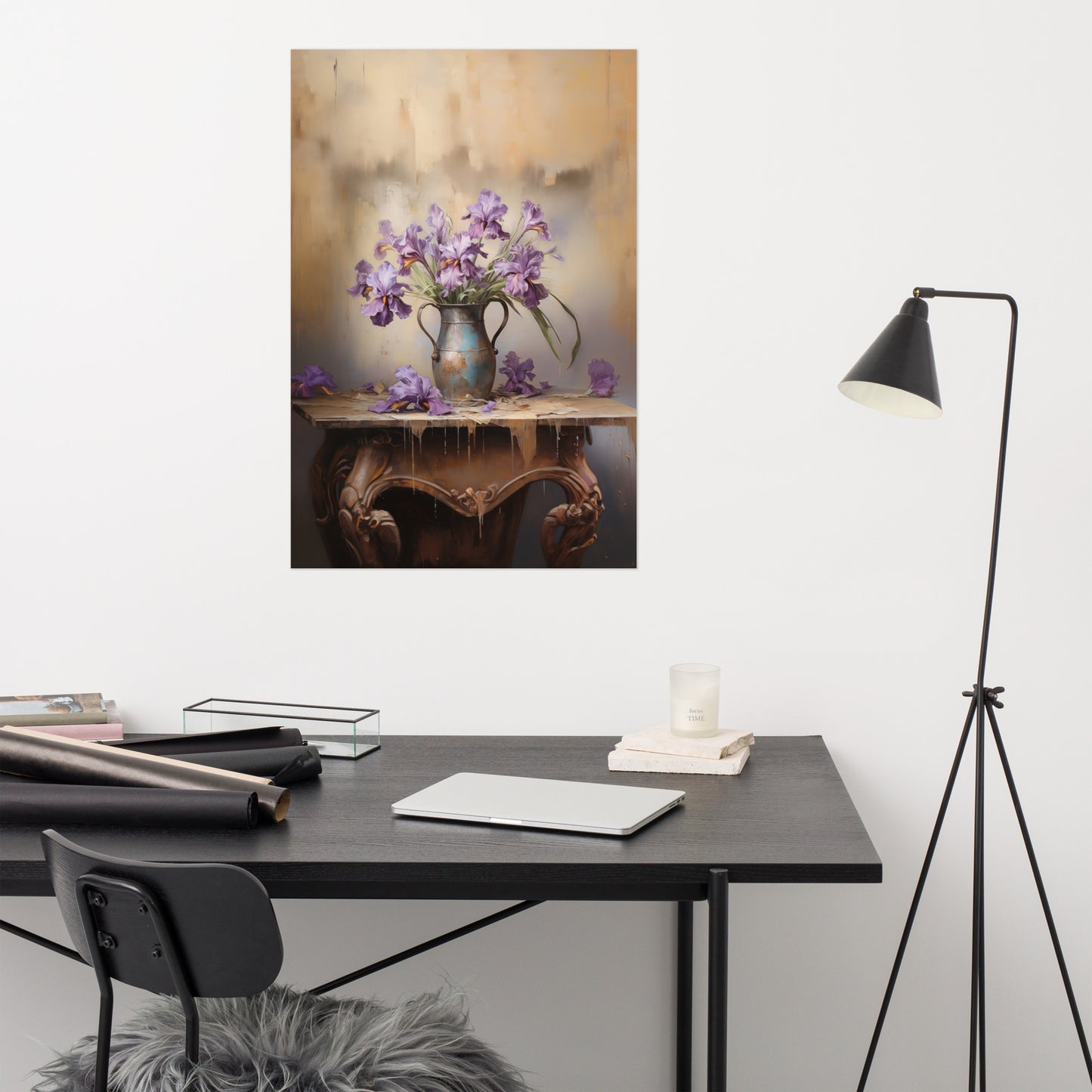 iris prints: "A Moment of Grace" Pastel Painting - Digital Artwork Loose Print