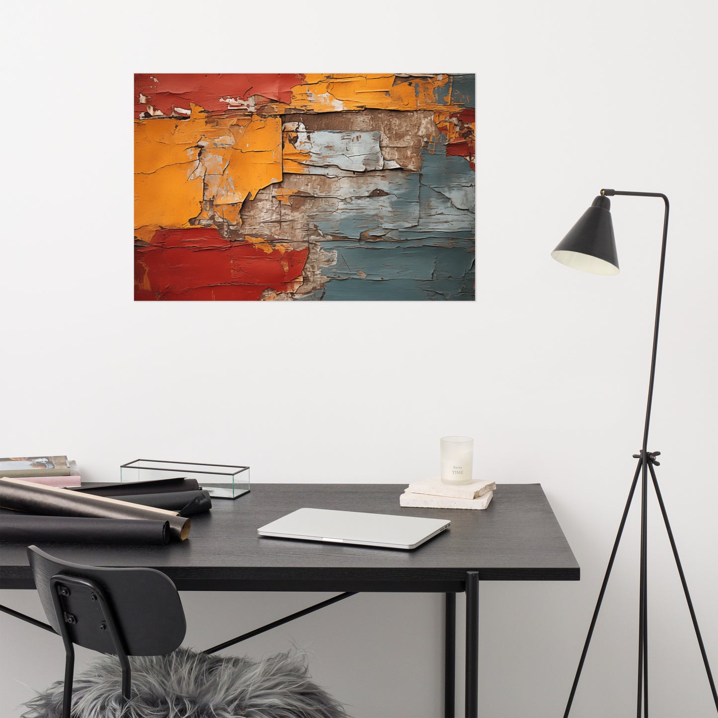 Layers of Time Photorealism - Digital Artwork Loose Art Print