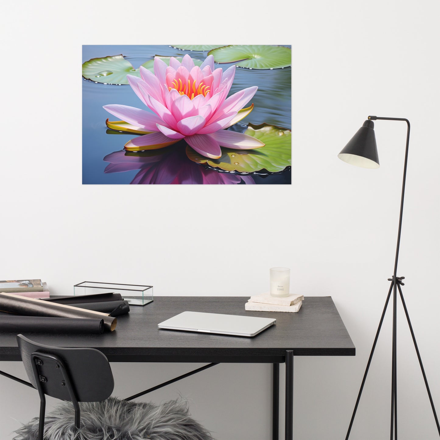 Lily Pad Dreams Illustration - Digital Artwork Loose Art Print