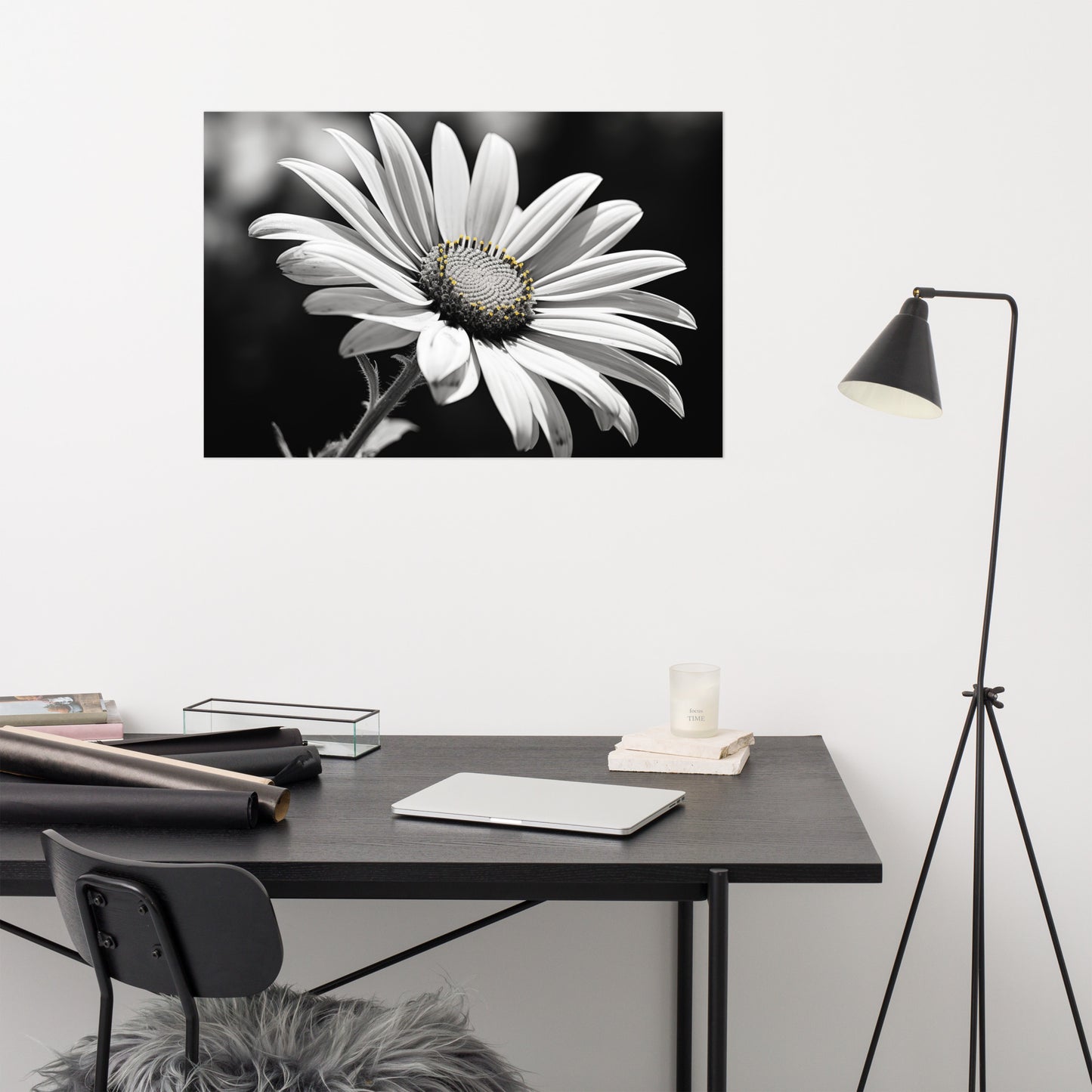 Simplicity's Beauty Photorealism - Digital Artwork Loose Art Print