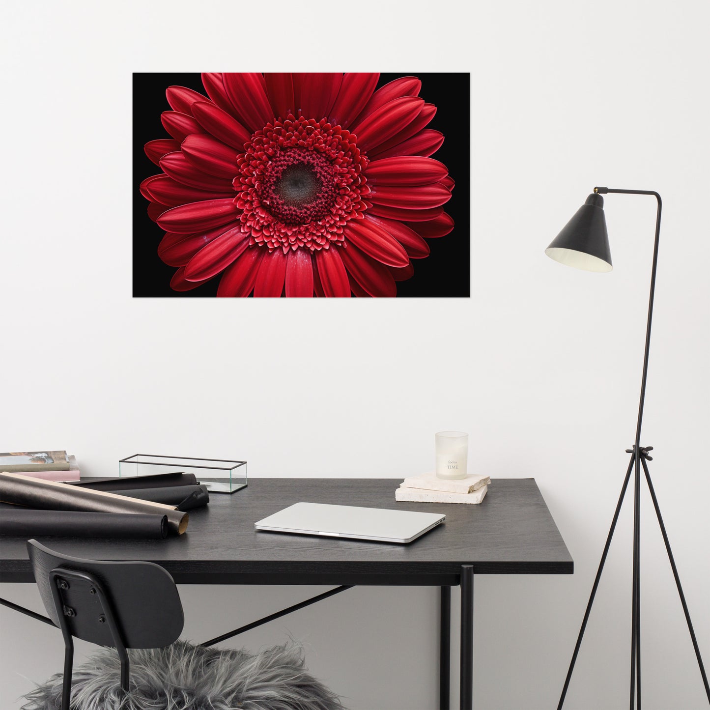 Flower Power Realism Painting Digital Artwork Loose Art Print