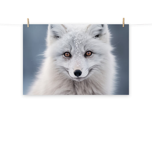 Wall Art Fox: Eyes of the North Photorealism - Digital Artwork Loose Art Print