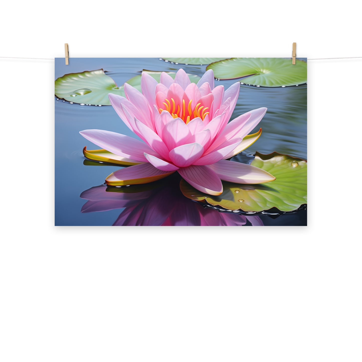 Lily Pad Dreams Illustration - Digital Artwork Loose Art Print