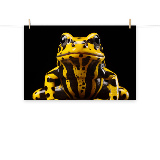 Nature's Masterpiece Southern Corroboree Frog Close-up Photorealism - Digital Artwork Loose Art Print