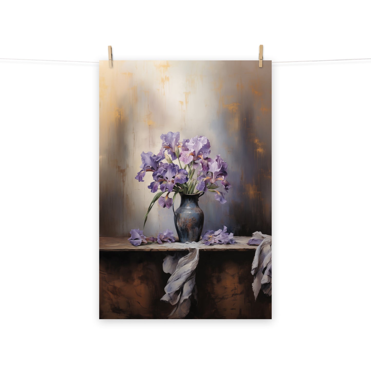 Softness of Spring Pastel Painting - Digital Artwork Loose Art Print