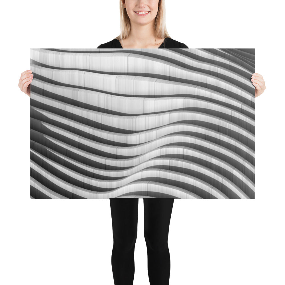 Cool Architecture Photos: Oceanic Dance Black and White Loose / Unframed Art Print