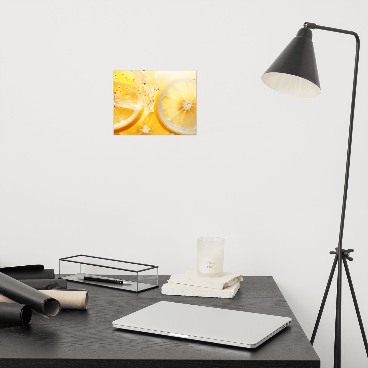 Golden Elixir Photorealism - Digital Artwork Loose Art Print