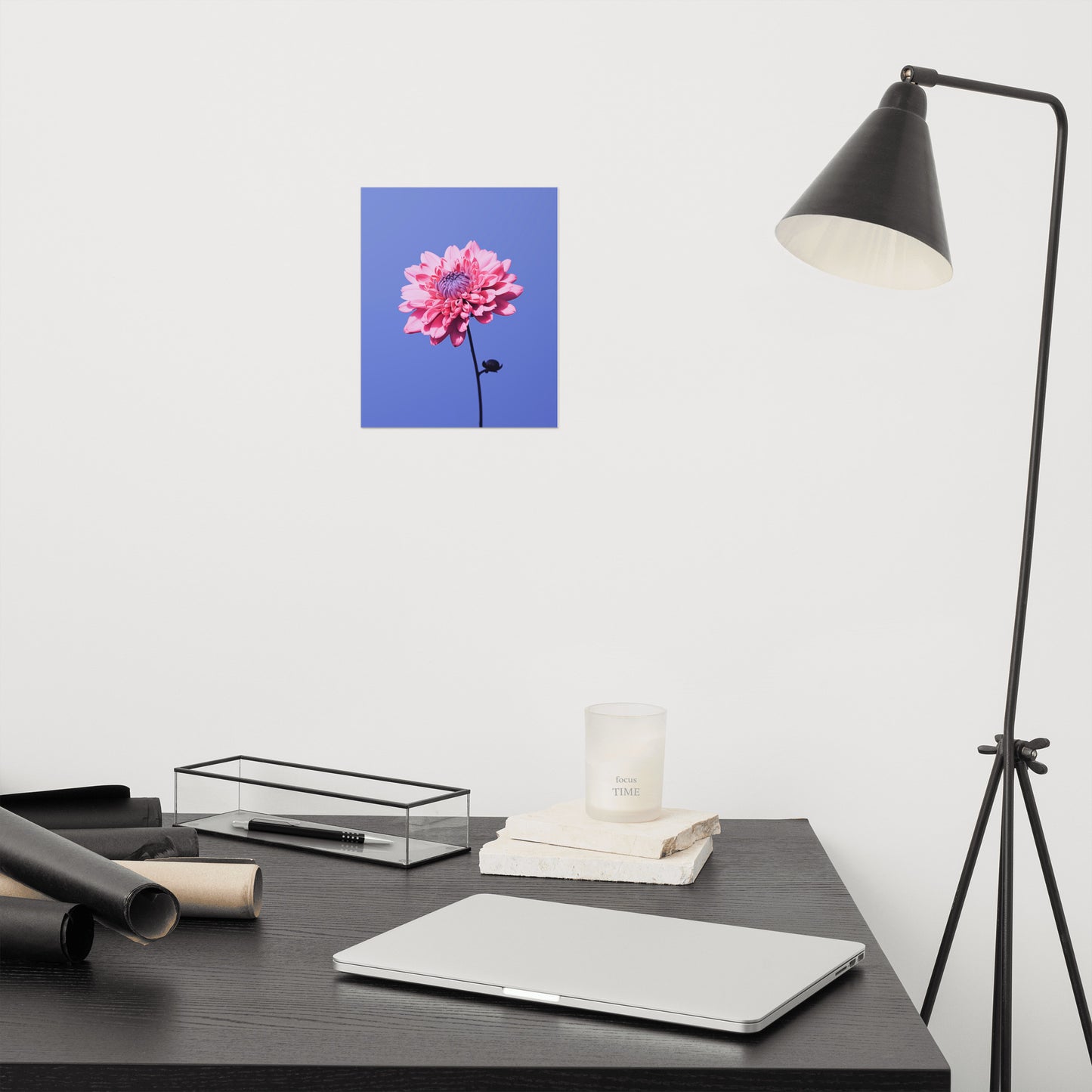 Sky Blossom Flower Photorealistic Painting Digital Artwork Loose Art Print