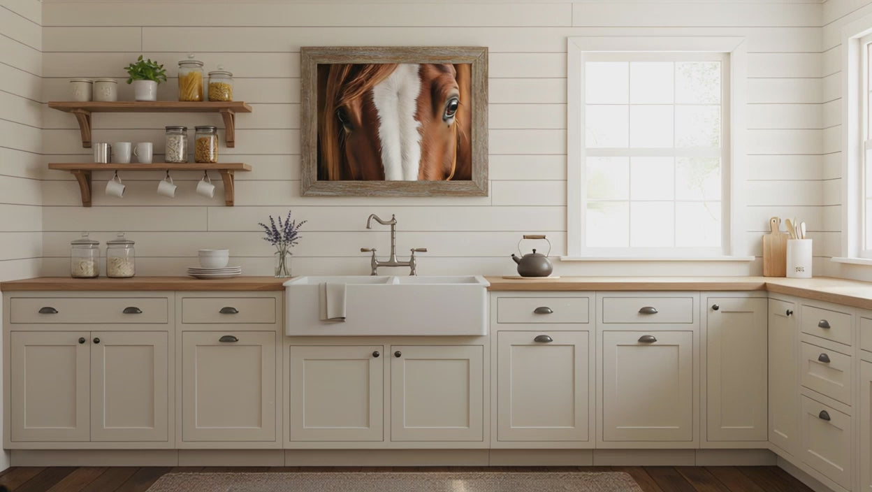 Spirit of the Plains Photorealism Horse Art - Digital Artwork Equestrian Art