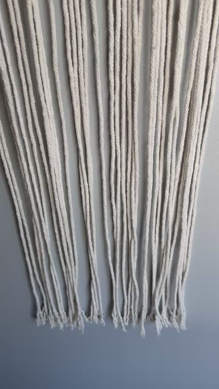 Small Macrame Wall Hanging Boho Macrame Wall Hanging - Made to Order Video