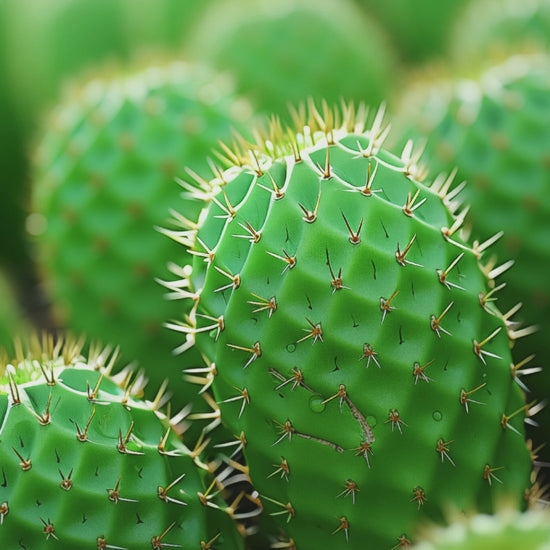 A Collection of Cacti Digital Photorealistic Framed Wall Art Print
