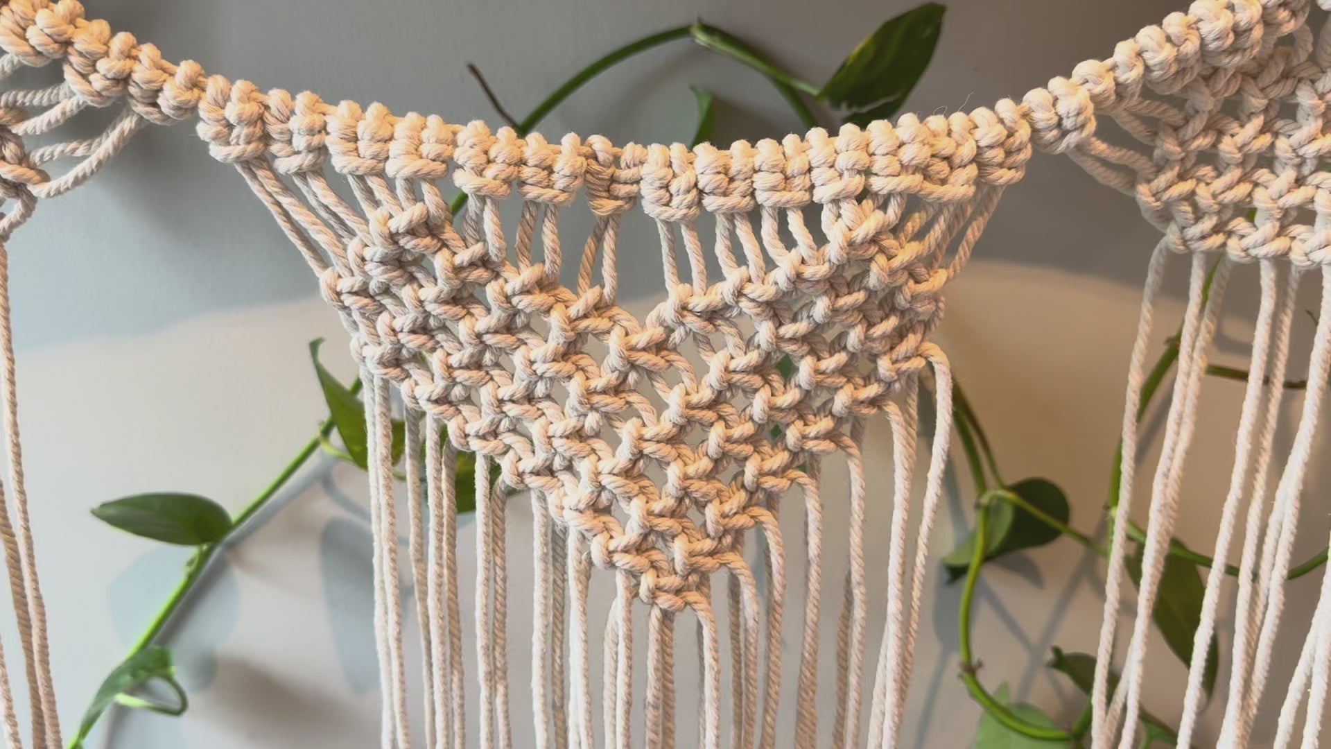 Heart Shaped Macrame Garland video