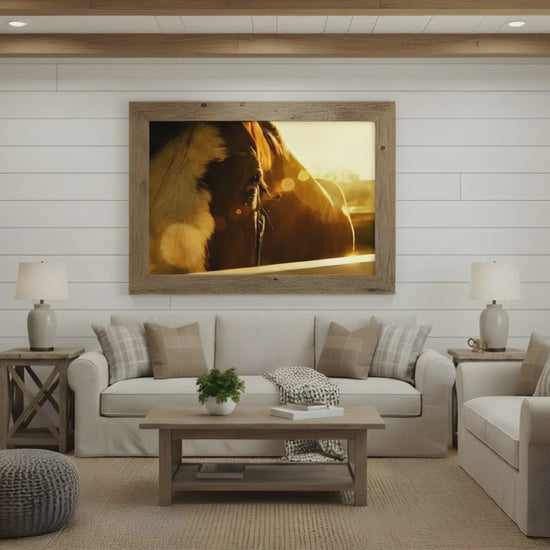 Evening Flare Wildlife Photograph Loose Art Print Custom Frame