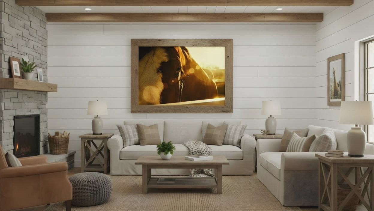 Evening Flare Wildlife Photograph Loose Art Print Custom Frame