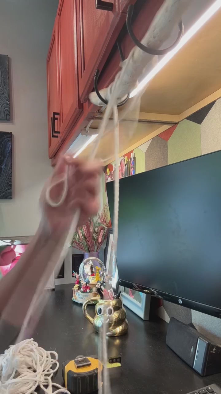 Macrame Toilet Paper Holder Time Lapse Video