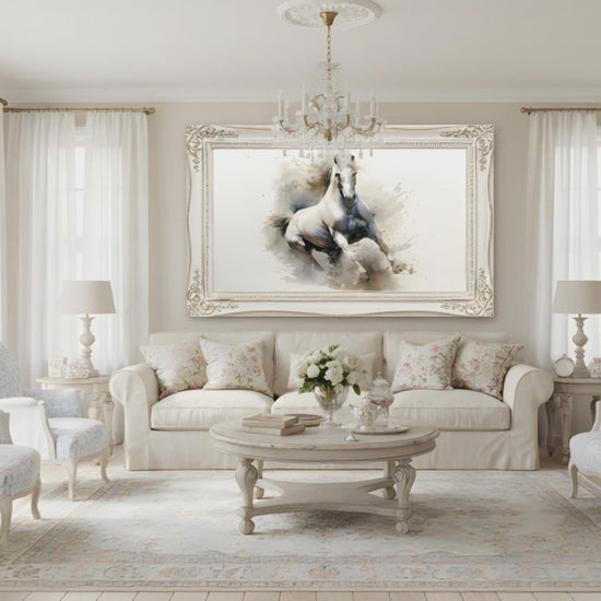 Summer Symphony Watercolor Painting Digital Artwork Loose Art Print