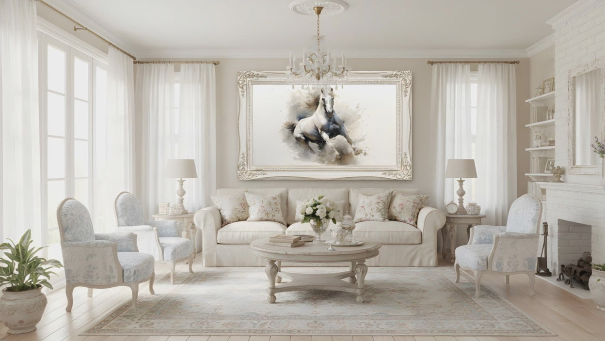 Summer Symphony Watercolor Painting Digital Artwork Loose Art Print