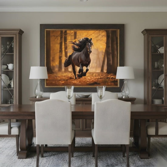 Untamed Beauty Rustic Wildlife Photorealism - Digital Artwork Equestrian Art