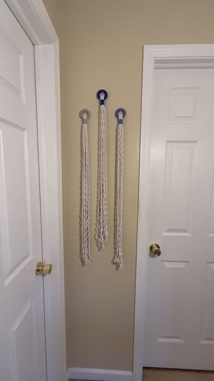 Modern Macrame Rope Wall Decor Set of 3 Video