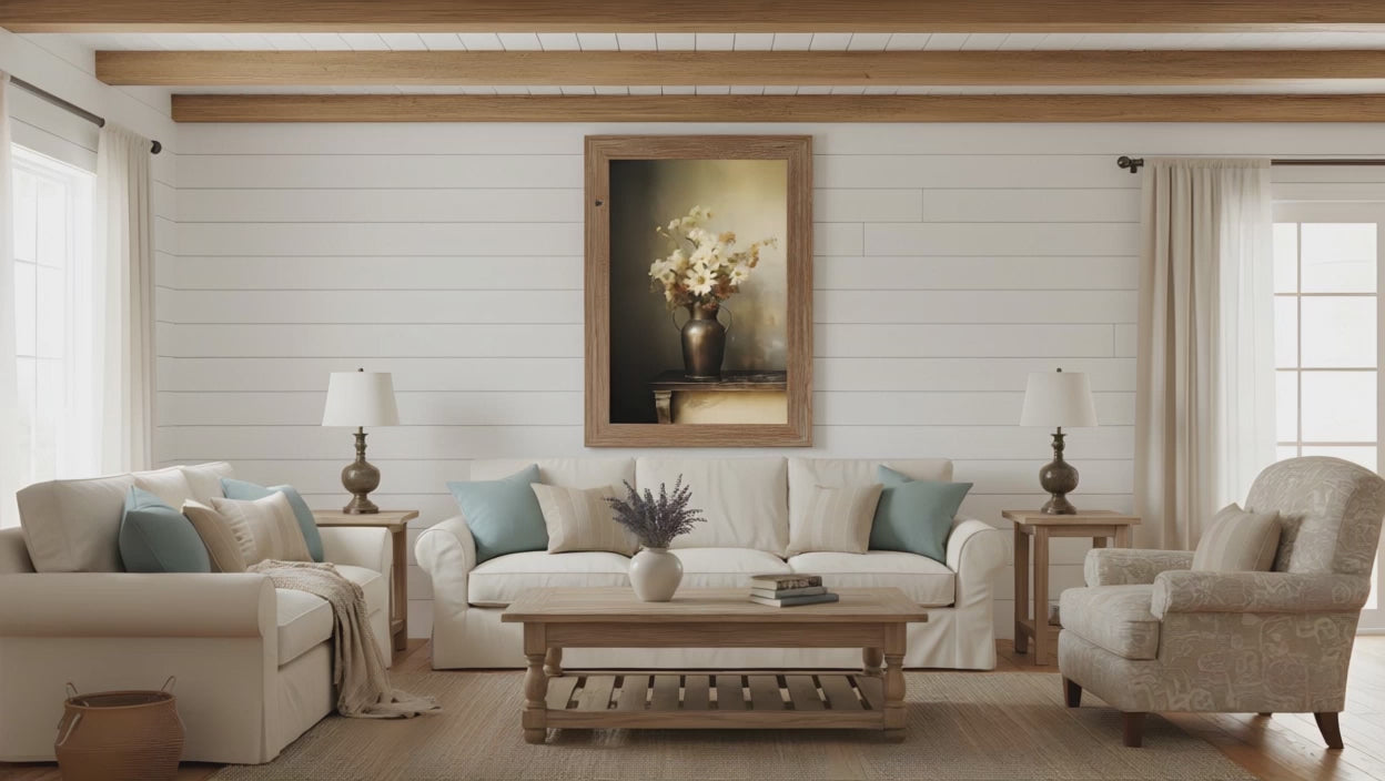 A Moment of Bloom Floral Bouquet Retro Subdued Photorealism