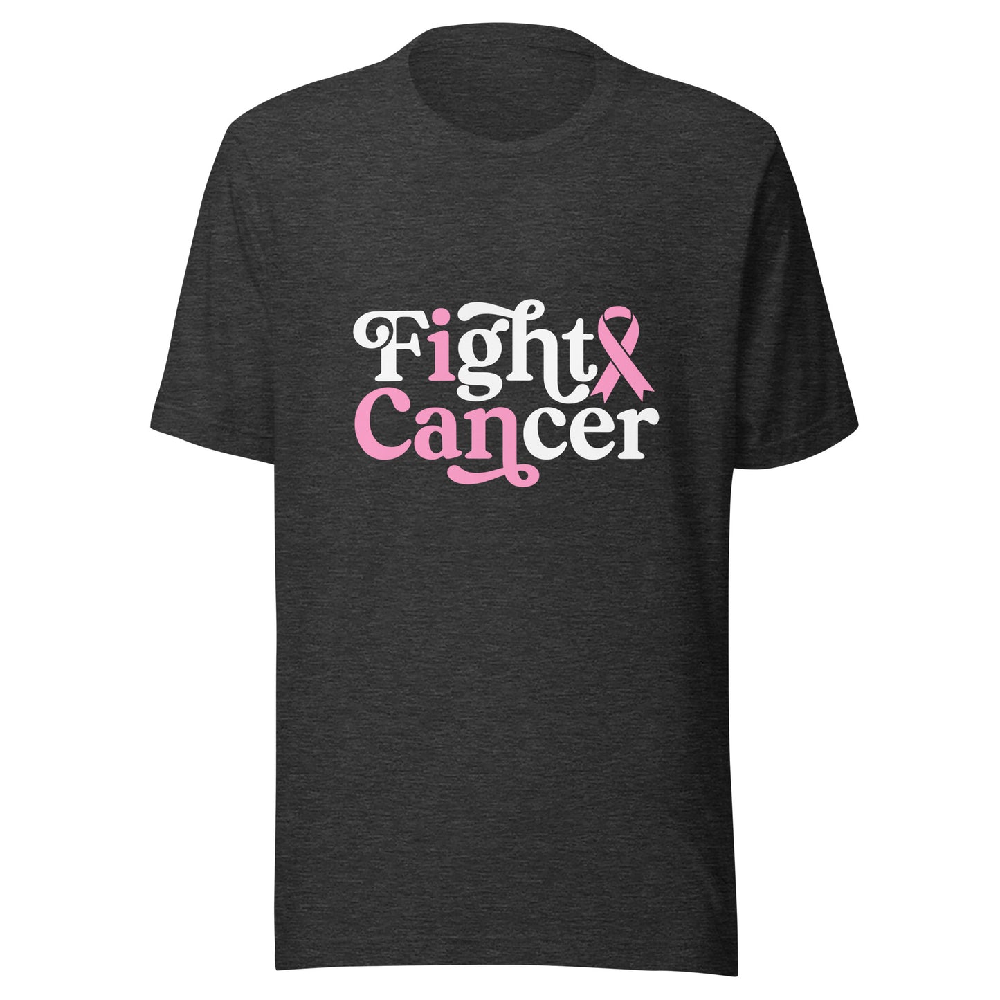 I Can Fight Cancer - Breast Cancer Support - Survivor - Awareness Pink Ribbon Unisex T-shirt