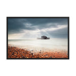 Abandoned West Pier Vintage Gentle Touch Effect Framed Wall Art Prints