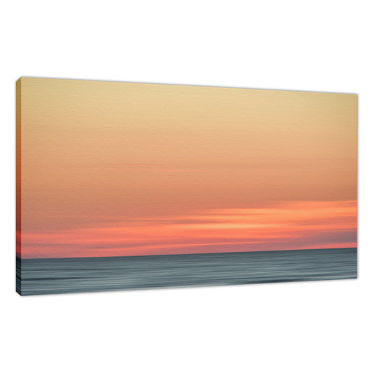 Beach Wall Art: Abstract Color Blend Ocean Sunset Coastal Landscape Fine Art Prints