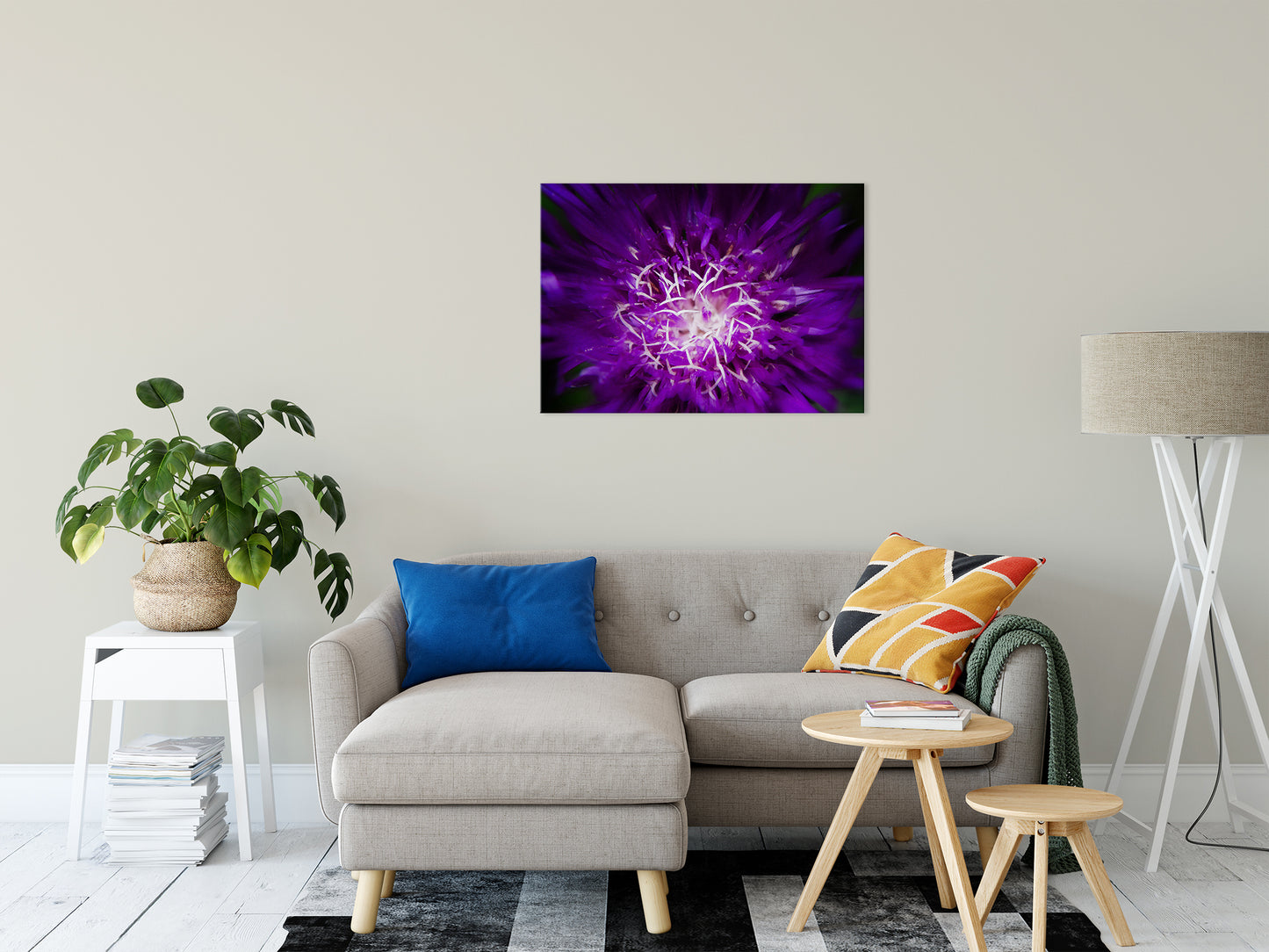 Home Decor Flower Wall Hanging: Abstract Flower Nature / Floral Photo Fine Art Canvas Wall Art Prints 24" x 36" - PIPAFINEART
