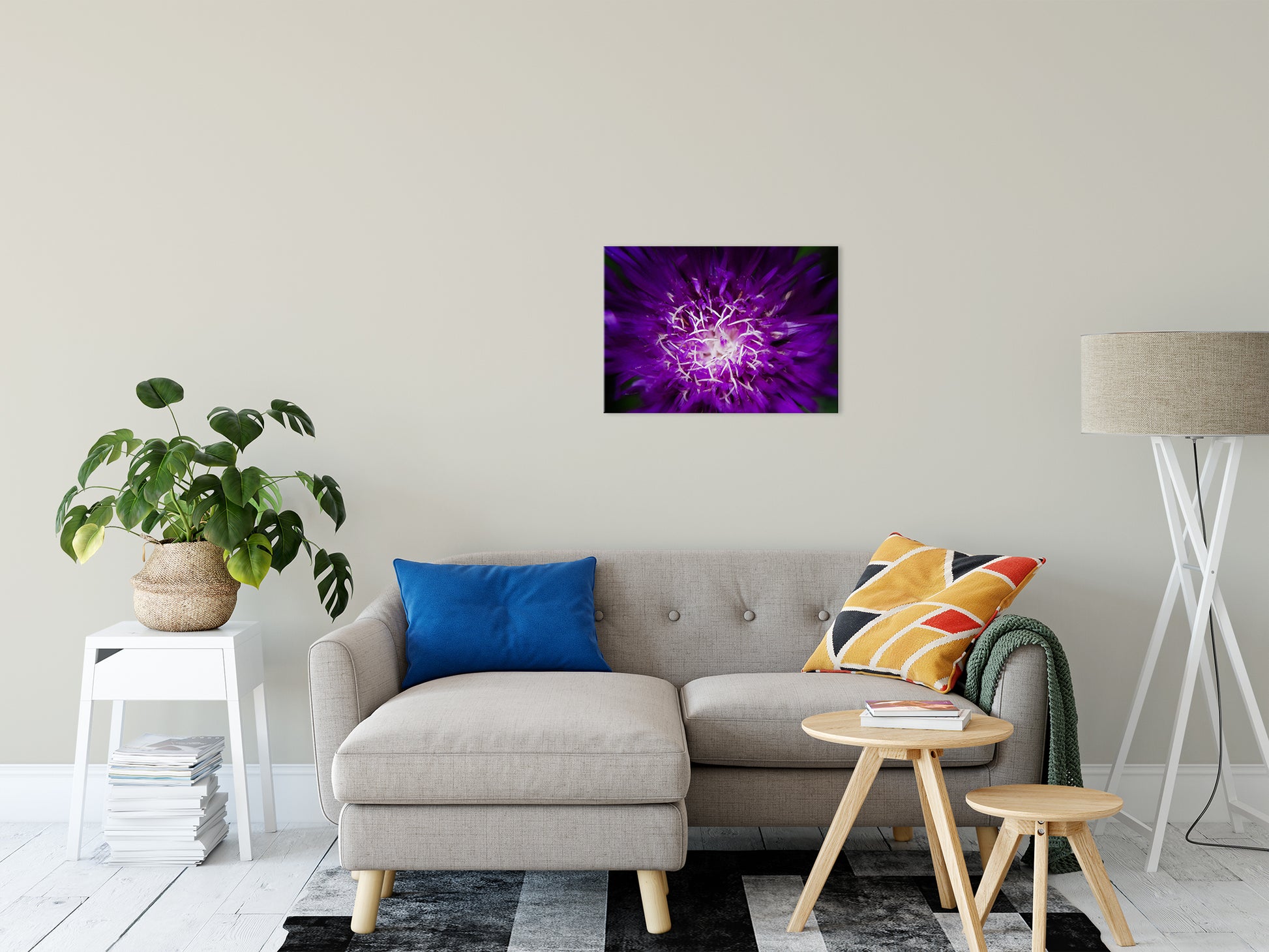 Big Flower Canvas: Abstract Flower Nature / Floral Photo Fine Art Canvas Wall Art Prints 20" x 24" - PIPAFINEART