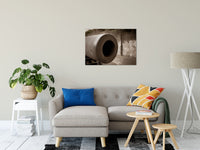 Aged Cannon at Fort DeSoto Fine Art Canvas & Unframed Wall Art Prints 24" x 36" / Fine Art Canvas - PIPAFINEART