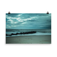 Blue Morning at Rehoboth Landscape Photo Loose Coastal Wall Art Prints - PIPAFINEART