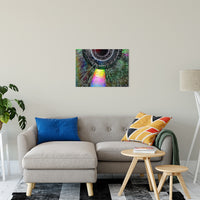 Bubble CD Abstract Photo Fine Art Canvas & Unframed Wall Art Prints 20" x 30" / Fine Art Canvas - PIPAFINEART