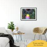 Bubble CD Abstract Photo Fine Art Canvas & Unframed Wall Art Prints 24" x 36" / Classic Paper - Unframed - PIPAFINEART