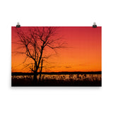 Burning Skies Landscape Photo Loose Wall Art Prints - PIPAFINEART