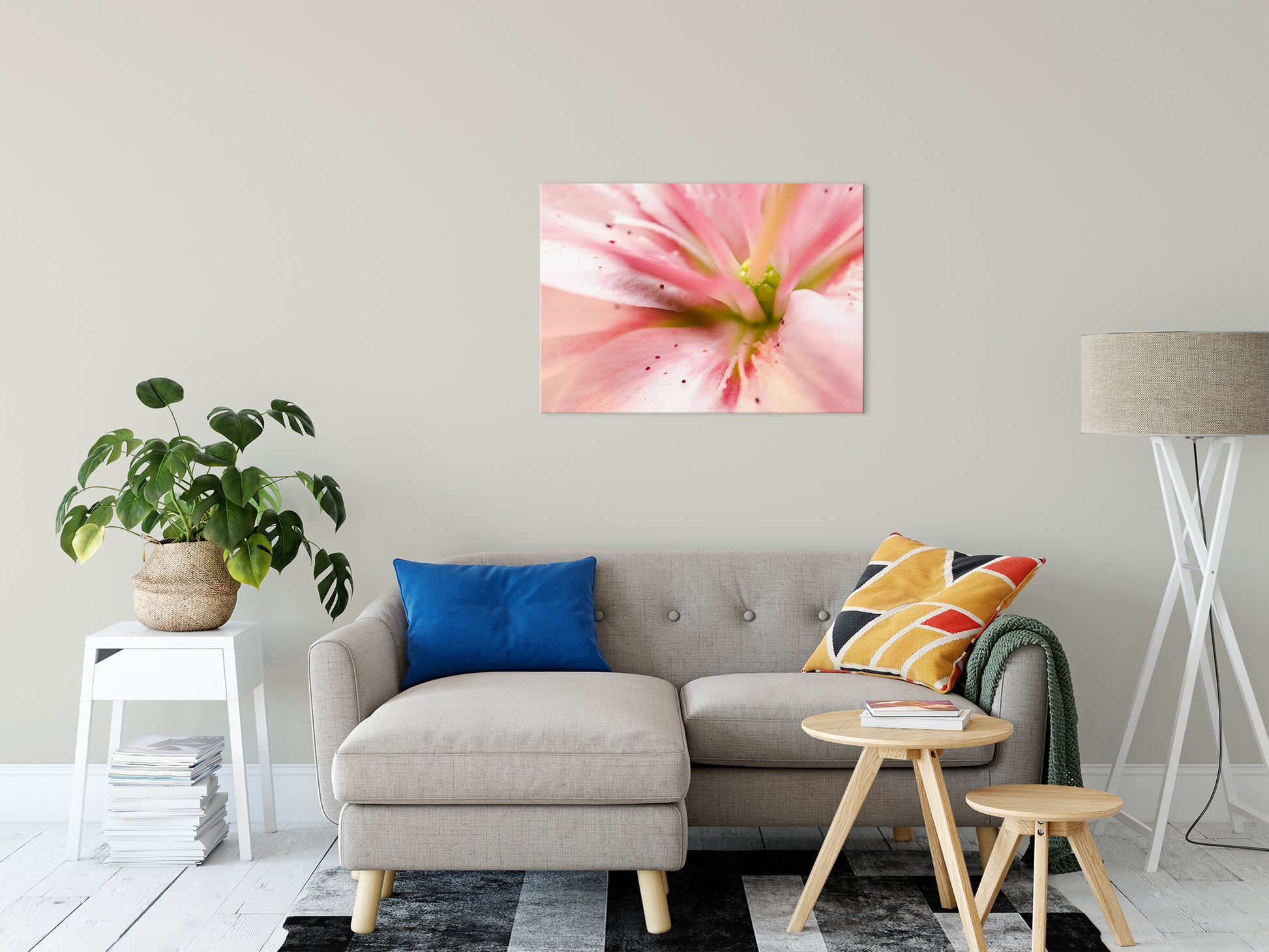 Center of the Stargazer Lily Nature / Floral Photo Fine Art Canvas Wall Art Prints 24" x 36" - PIPAFINEART