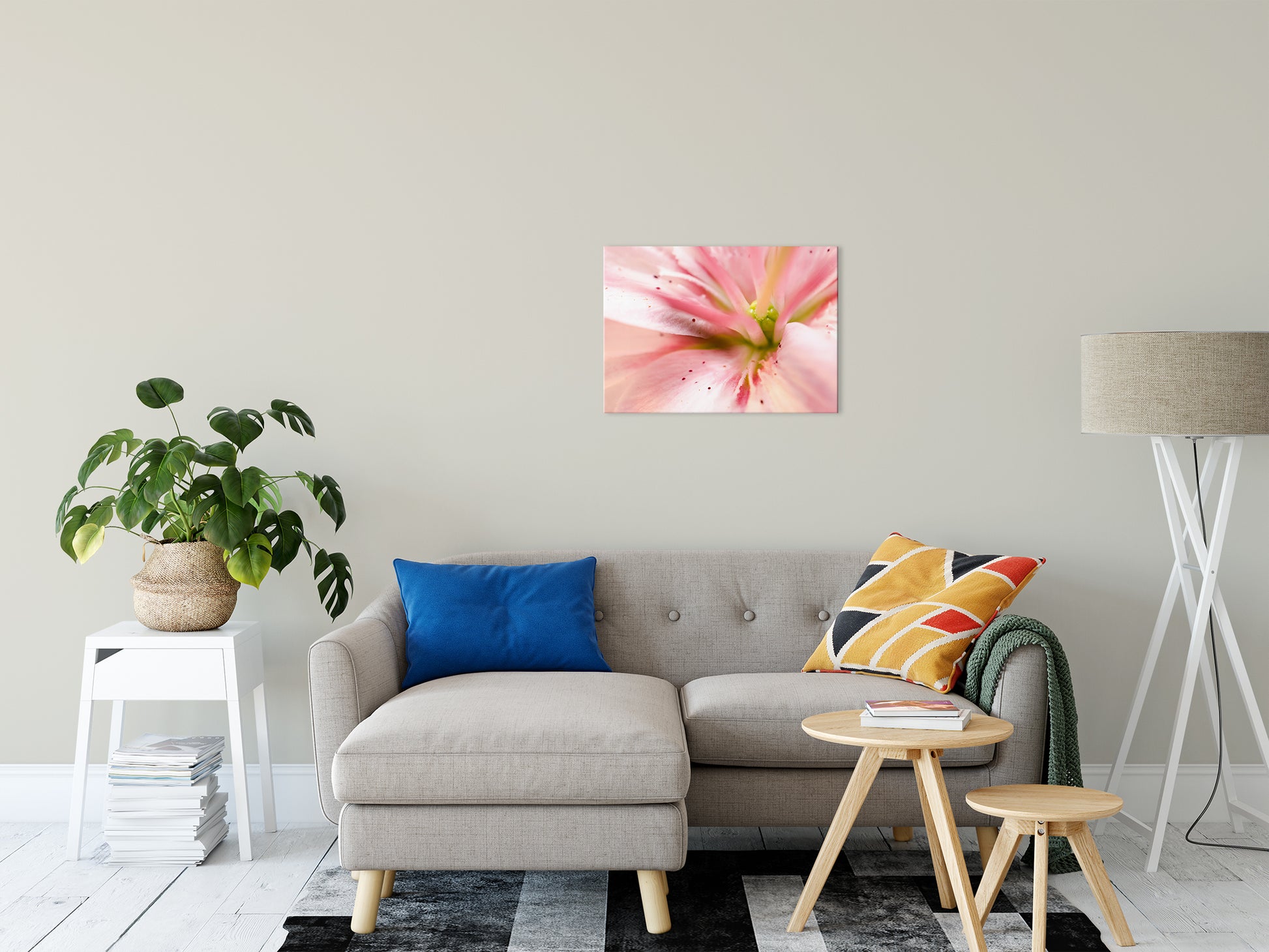 Center of the Stargazer Lily Nature / Floral Photo Fine Art Canvas Wall Art Prints 20" x 24" - PIPAFINEART